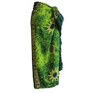 Sarongs Celtiques de Bali - Symboles du Soleil (4 Couleurs Assorties)