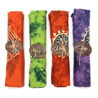 Sarongs Celtiques de Bali - Yin & Yang (4 Couleurs Assorties)