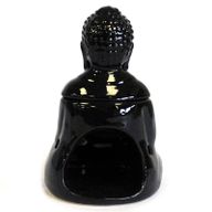 Brûleur à huile Bouddha assis - Noir