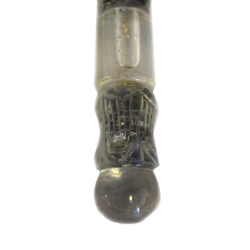 Baguette à Eau Orgonite 14cm Sculptée de Cuivre & Gemmes