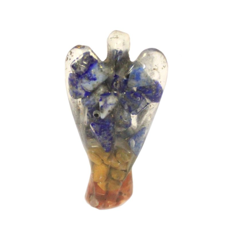 Orgonite L'Ange - Puces de Gemme et Cuivre 50mm