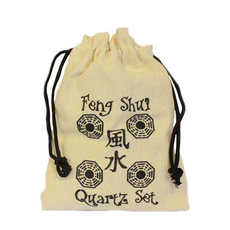Set ésoterique de Pierres Fengshui Quatra - Quartz Naturel