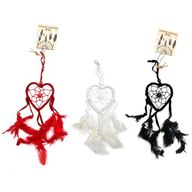 Petits Coeurs - Noir ,Blanc et Rouge