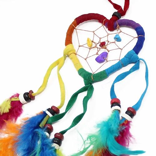 Petits Coeurs et Cercles - Arc en Ciel