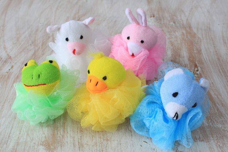 Fleurs de Douche - 5 Couleurs Animaux en Coton 27g