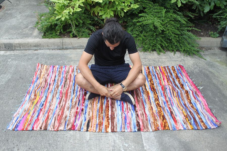 Tapis en Velours Tissés à la Main - 105x185cm