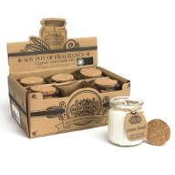 Bougies en pot à la cire de soja - Linge Frais