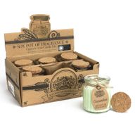 Bougies en pot à la cire de soja - Concombre