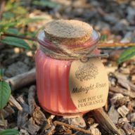 Bougies en pot à la cire de soja - Rose de minuit