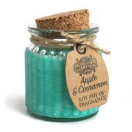 Bougies en pot à la cire de soja - Pomme et Cannelle