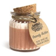 Bougies en pot à la cire de soja - Beurre de Brandy