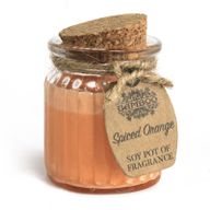 Bougies en pot à la cire de soja - Orange Epicée