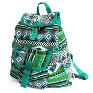Sac à Dos Jacquard - Sarcelle