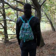Sac à Dos Jacquard - Sarcelle