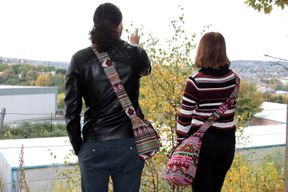 Grand Sac Jacquard - Rose