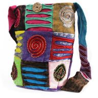 Sac Ethnique - Violet / Spirale