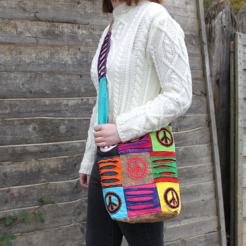 Sac Ethnique - Bleu / Om