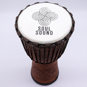 Grand Tambour Djembe Pro - Soul Sound (grave) - 50 cm (22 cm diamètre)