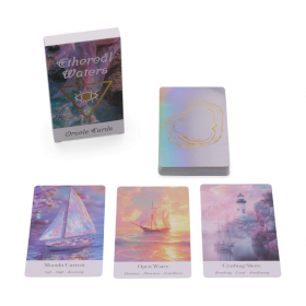 4x Cartes Oracle Eaux Éthérées – Sirènes & Clair de Lune