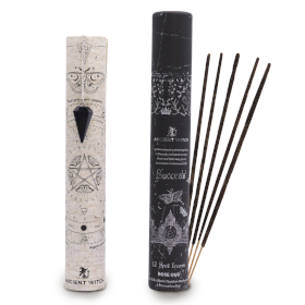4x Encens Ancient Witch – Tube de Sortilèges – Succès – Pendule en Obsidienne Noire