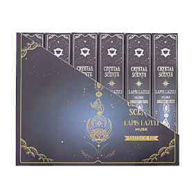 12x Encens & Cristaux Lapis-Lazuli - Coffret Musc