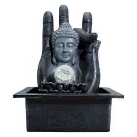 Fontaine d’eau - Tête et main de Bouddha (20×25×35 cm)