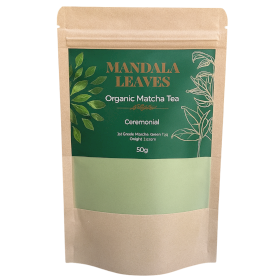 3x Thé Mandala Leaves – Matcha Bio Cérémonial – 50 g