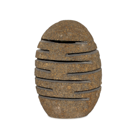 Bougeoir Pierre de Rivière Naturelle – Pierre Taillée (10x13x22 cm)