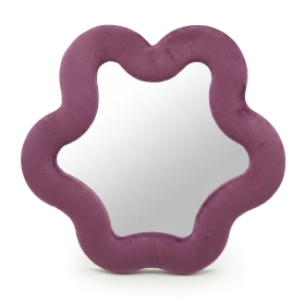 Miroir Ondulé Doux Étoile – Mauve – 33 x 23 x 2,3 cm