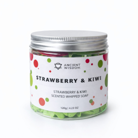 3x Savon chantilly Fraise & Kiwi – 120 g