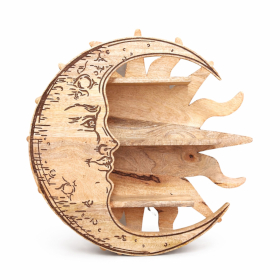 Étagère Murale 3 Niveaux Soleil & Lune