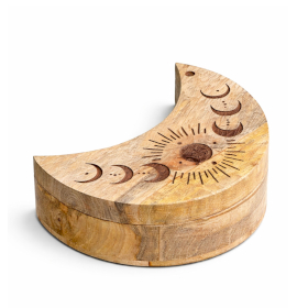 Boîte Coulissante en Forme de Lune