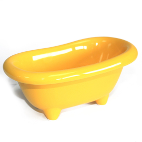 4x Mini Baignoire en Céramique - Citron