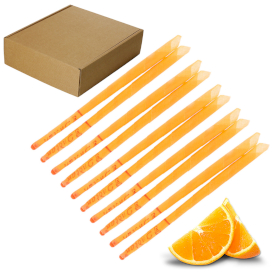 100x CARTON Bougies d\'oreilles parfumées- Orange