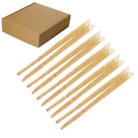 100x CARTON Bougies d\'oreilles non parfumées - Naturelles