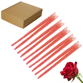 100x CARTON Bougies d\'oreilles parfumées - Rose