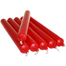 100x Bougie Baton en gros - Rouge (100)