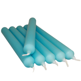 100x Bougie Baton en gros - Turquoise (100)