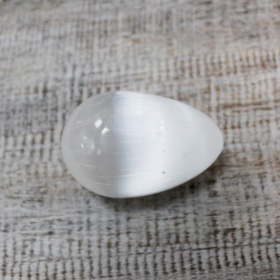 Pierre de Sélénite Polie - Oeuf 5-6 cm