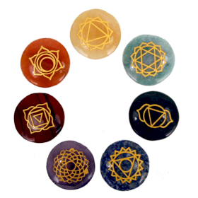 Set ésoterique de Pierres Chakra - Petites