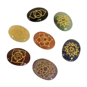 Set ésoterique de Pierres Chakra - Grandes