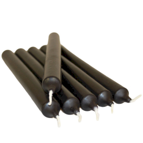 100x Bougie Baton en gros - Noir (100)