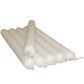 100x Bougie Baton en gros - Blanc (100)