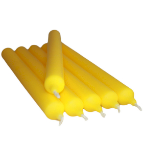 100x Bougie Baton en gros - Jaune Citron (100)