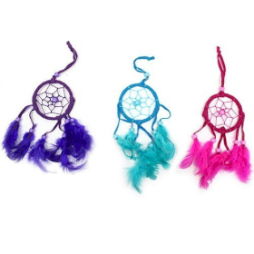 6x Petits Cercles - Turquoise,Rose et Violet