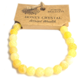 4x Bracelet de Puissance - Cristal de Miel