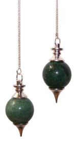 3x Pendule Sphère - Aventurine verte