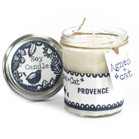 6x Bougie Pot de Confiture - Provence