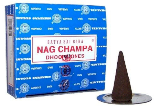 12x Encens exotiques Cones Dhoop Nagchampa