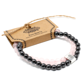 3x Bracelets Magnétiques Gemme -  Quartz Rose